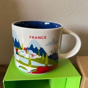 France Starbucks mug.